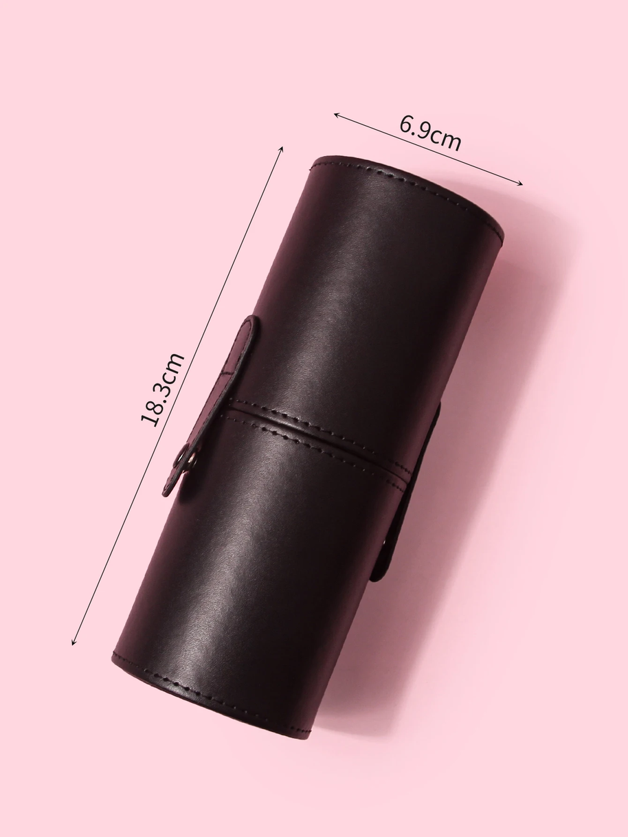 15 pieces Professional Vegan Wood Handle Makeup Brushes Set with storage bucket