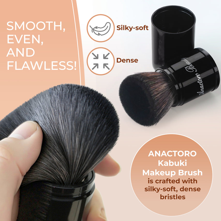 Retractable Kabuki Makeup Brush