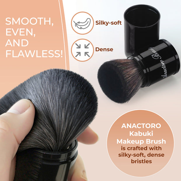 Retractable Kabuki Makeup Brush