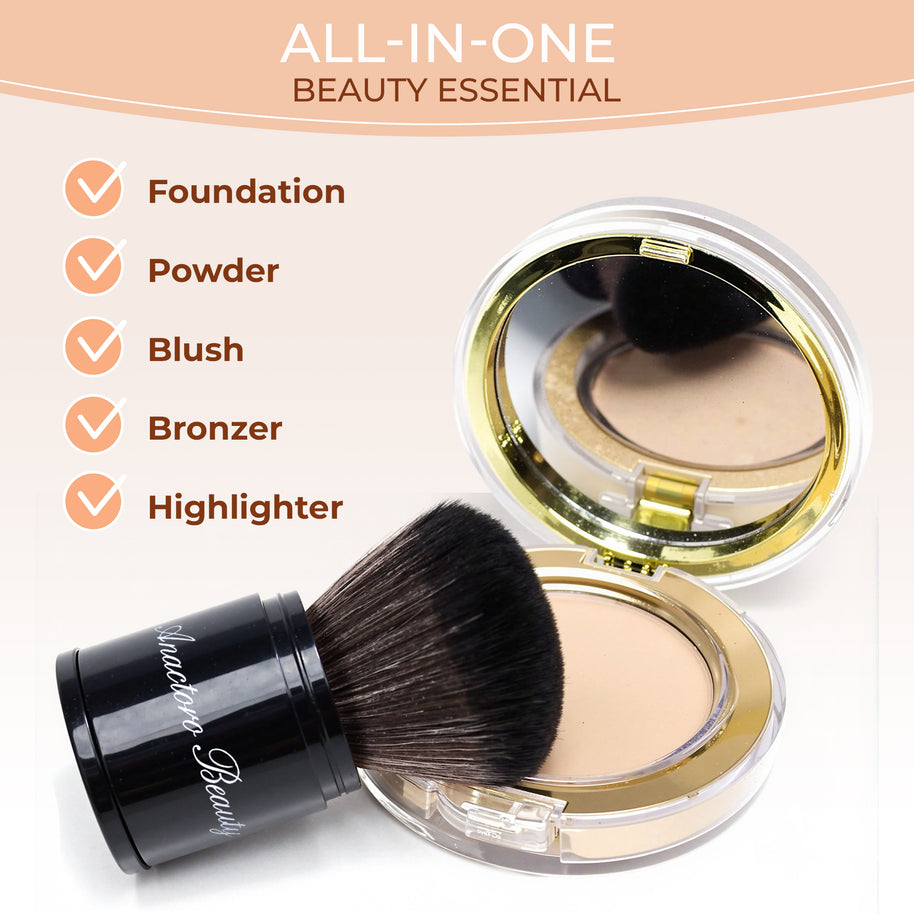 Retractable Kabuki Makeup Brush