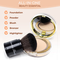 Retractable Kabuki Makeup Brush