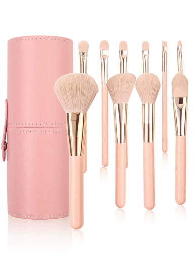 11 pieces High-End Professional Makeup Brushes Set with storage bucket - Blush Powder Eyeshadow Eyebrow Foundation Beauty Makeup Tool