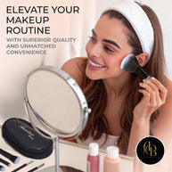 Travel Makeup Brushes Set - 10 Mini Brushes