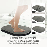 Absorbent Diatomite Stone Bathmat