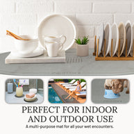 Absorbent Diatomite Stone Bathmat