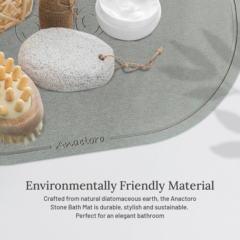 Absorbent Diatomite Stone Bathmat