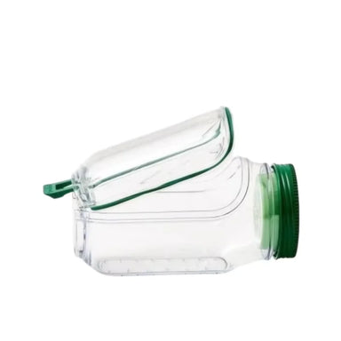 1-piece salad box with side opening, practical lunch box with herb compartment, suitable for office and travel