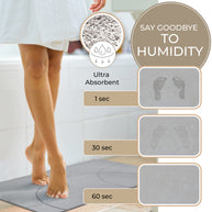 Absorbent Diatomite Stone Bathmat