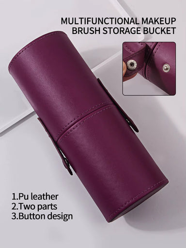 13 pieces of Professional Makeup Brushes Set Soft Fluffy Foundation Eyeshadow Concealer Blending Blush Brush Kabuki and bucket storage