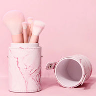 Multi-Function Cosmetic Brush Set, 12 pcs pink Fiber Makeup Brush Kit For Women With Makeup brush storage bucket