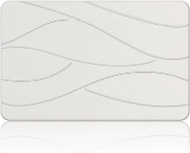 Stone Bath Mat Diatomaceous Earth Shower Mat Non-Slip Super Absorbent Diatomite Stone Bath Mats for Bathroom Floor Quick Drying