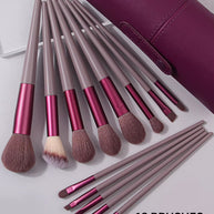 13 pieces of Professional Makeup Brushes Set Soft Fluffy Foundation Eyeshadow Concealer Blending Blush Brush Kabuki and bucket storage