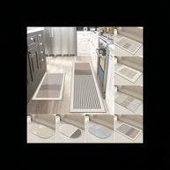 Super Absorbent Kitchen Floor Mat Long Diatomite Kitchen Rug Soft Washable Carpets Anti Slip Bathroom Entrance Doormat