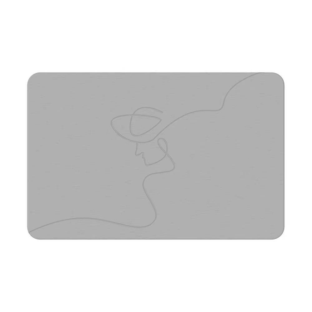 Indoor Diatomite Stone Bath Mat Diatom Mud Soft Mat Water Absorption Quick Drying Diatomite Stone Shower Mat Entryway Rugs