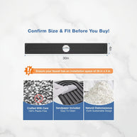 Faucet Mats for Kitchen Sink Water Absorbent Stone Sink Tray Fast Drying Sink Faucet Diatomite Mats for Bathroom Counter