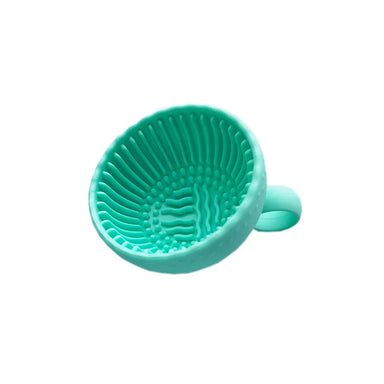 Silicone Cosmetic Brush Cleaning Bowl Efficient & Portable & Reusable Makeup Brush Cleaning Cup  Makeup Egg Wash Tool