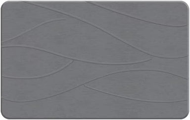 Stone Bath Mat Diatomaceous Earth Shower Mat Non-Slip Super Absorbent Diatomite Stone Bath Mats for Bathroom Floor Quick Drying