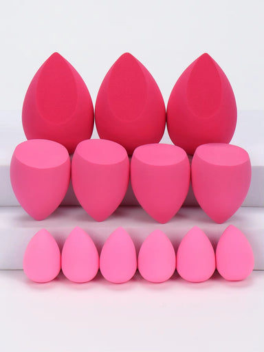 13 Pieces Large, Medium and Small Makeup Sponges, Which Become Larger When Exposed to Water