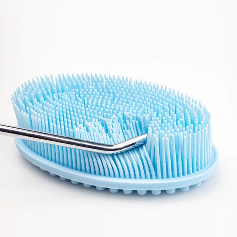 Silicone Bath Brush Cleansing Massage Full Body Scrub Bath Brush Baby Silicone Shampoo Bath