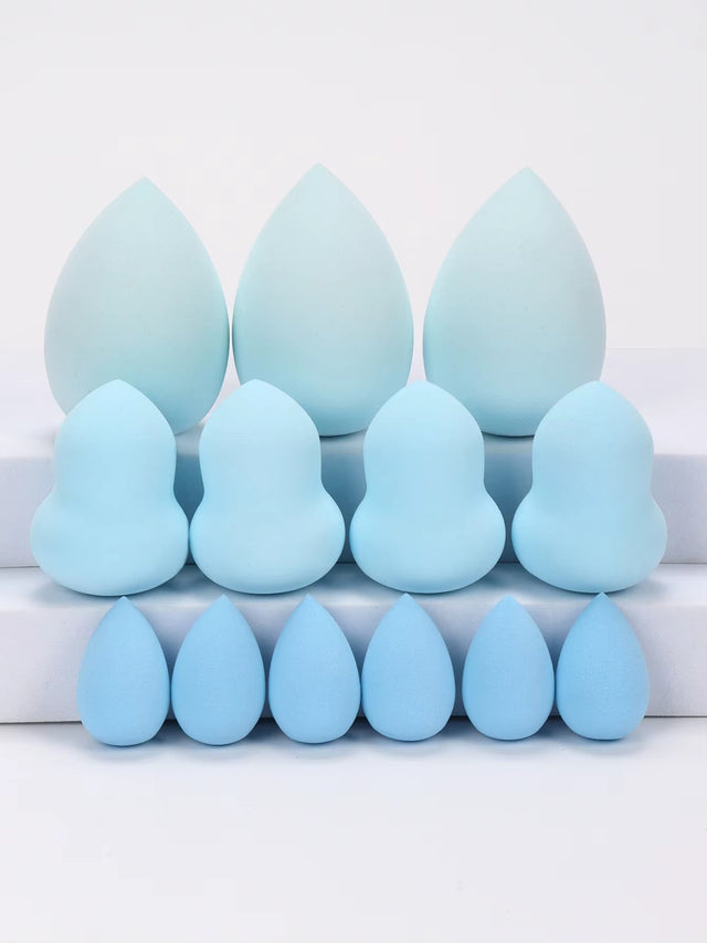 13 Pieces Large, Medium and Small Makeup Sponges, Which Become Larger When Exposed to Water