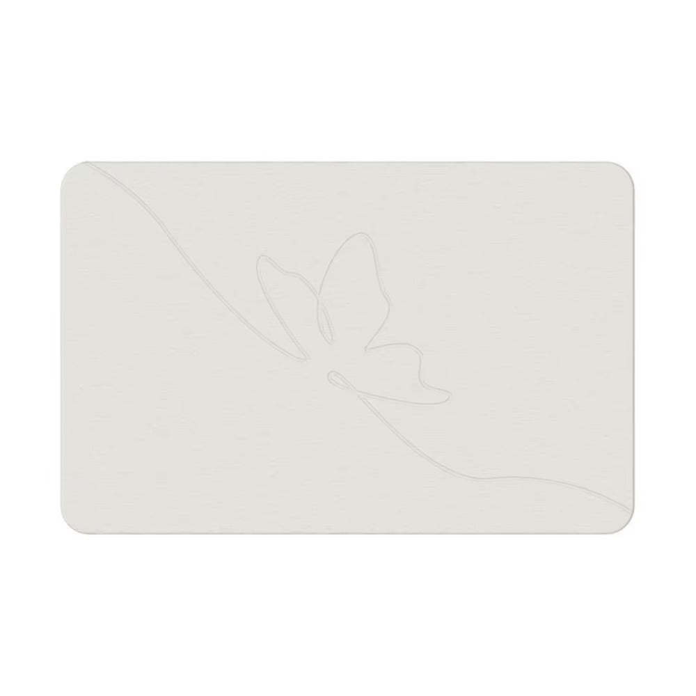 Indoor Diatomite Stone Bath Mat Diatom Mud Soft Mat Water Absorption Quick Drying Diatomite Stone Shower Mat Entryway Rugs