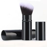 1pc Retractable Brush Makeup Brush Powder Blusher Powder Brush Mini Multi-function Portable With Aluminum Handle