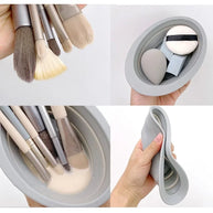 Silicone Makeup Brush Cleaner Bowl Foldable Clean Mat Cosmetic Foundation Eyeshadow Powder Brushes Cleaner Tools Makeup Supplies