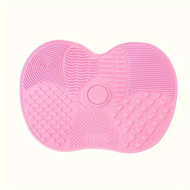 Handheld Silicone Makeup Brush Cleaning Pad - Gentle Makeup Brush Deep Cleaning, Portable Cleaning Tool with Suction Cup