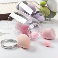 Makeup sponge set, 14 pieces, beauty preparation sponge, makeup set, foundation sponge, makeup tools and storage box