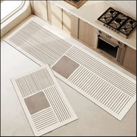 Super Absorbent Kitchen Floor Mat Long Diatomite Kitchen Rug Soft Washable Carpets Anti Slip Bathroom Entrance Doormat