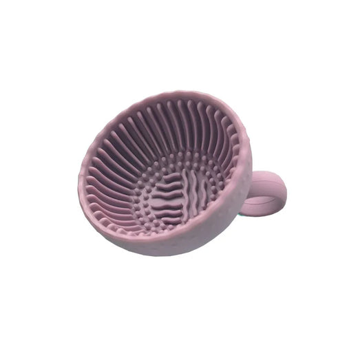 Silicone Cosmetic Brush Cleaning Bowl Efficient & Portable & Reusable Makeup Brush Cleaning Cup  Makeup Egg Wash Tool