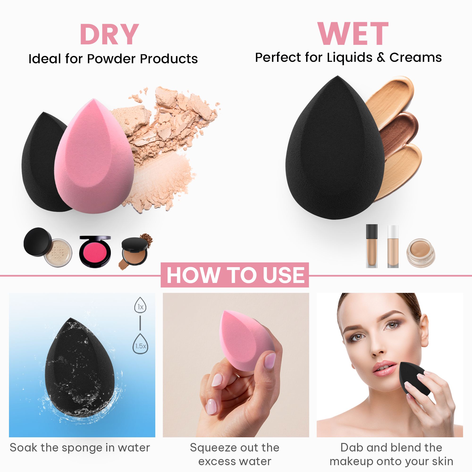 Makeup Sponge Set